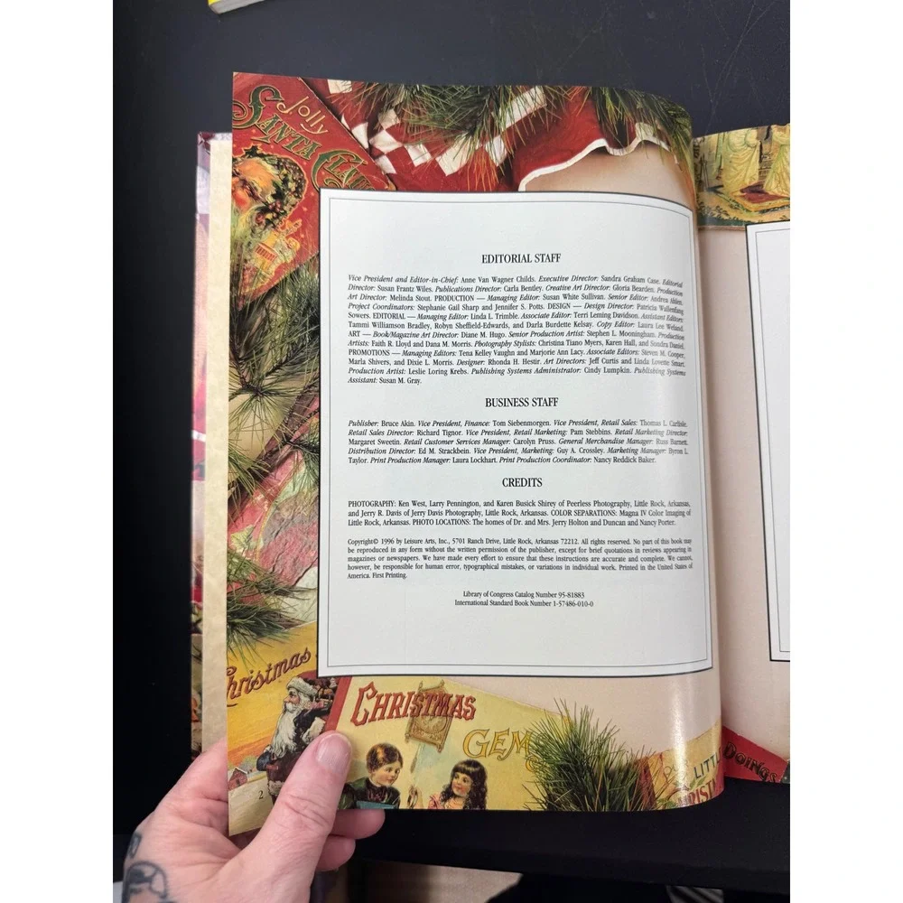 Once Upon a Christmastime Leisure Arts Christmas Remembered Book 12 1996 Vintage